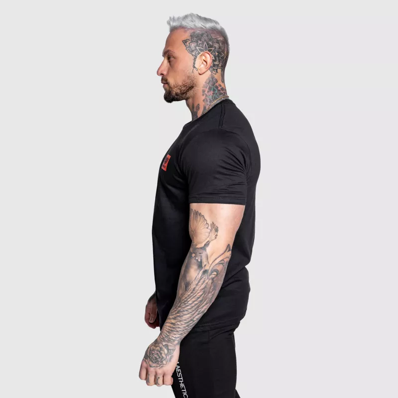 Férfi sportpóló Iron Aesthetics Quick, fekete-3