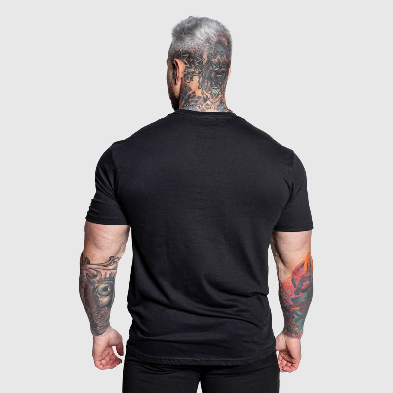 Férfi sportpóló Iron Aesthetics Quick, fekete · záber 6