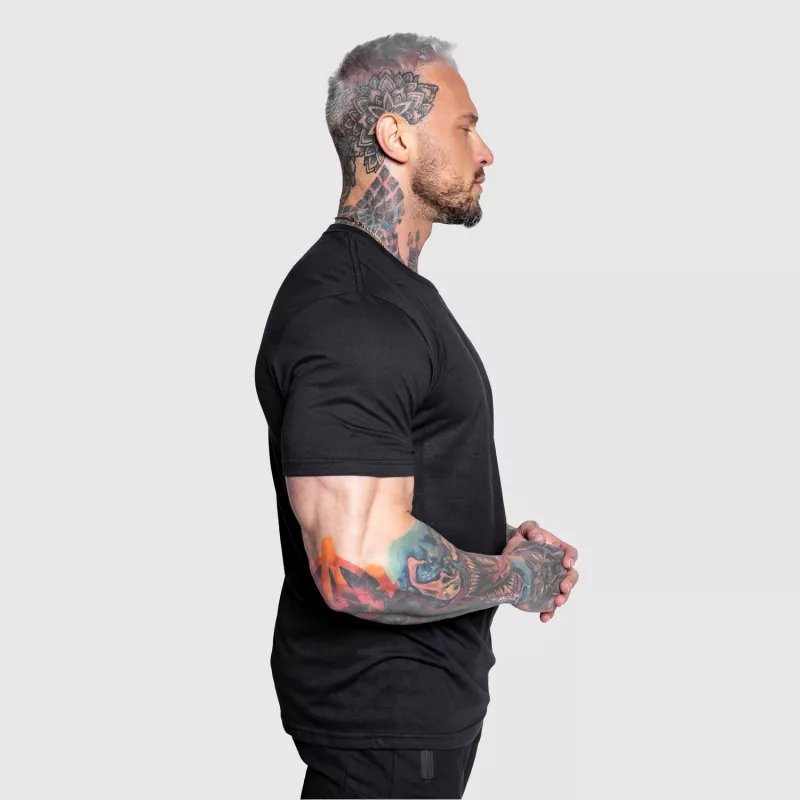 Férfi sportpóló Iron Aesthetics Quick, fekete-4