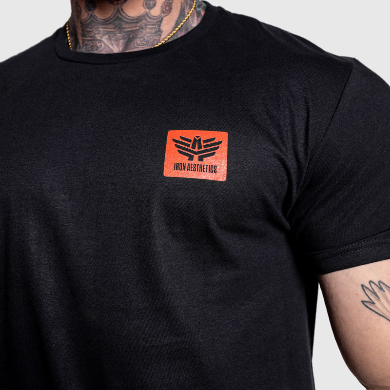 Férfi sportpóló Iron Aesthetics Quick, fekete · záber 7