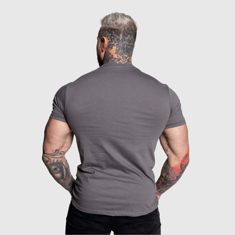 Férfi sportpóló Iron Aesthetics Circle, charcoal · záber 6