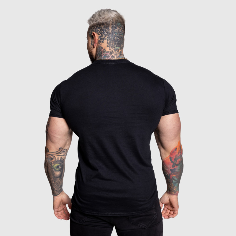 Férfi sportpóló Iron Aesthetics Circle, fekete · záber 6