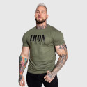 Férfi sportpóló Iron Aesthetics Urban, katonazöld