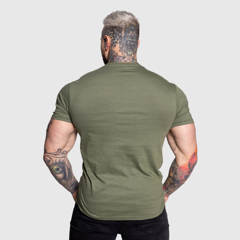 Férfi sportpóló Iron Aesthetics Urban, katonazöld · záber 6