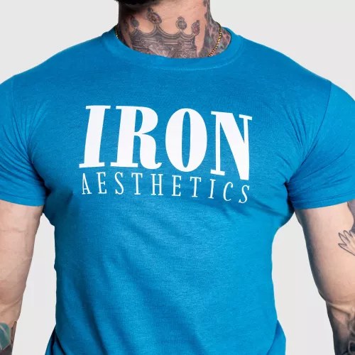 Férfi sportpóló Iron Aesthetics Urban, kék