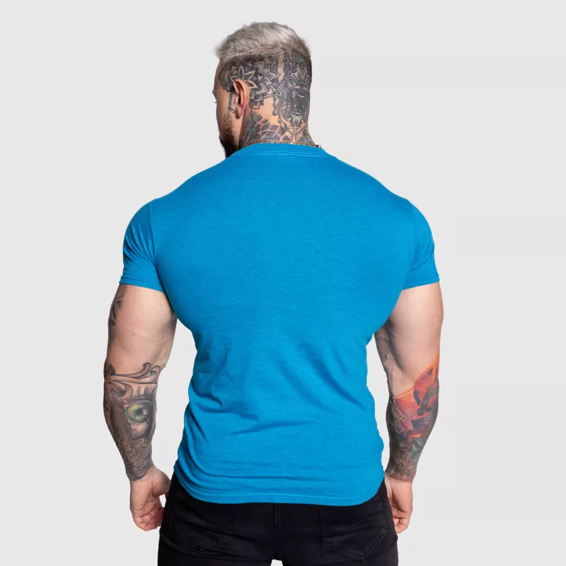 Férfi sportpóló Iron Aesthetics Urban, kék-5