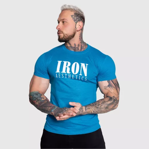 Férfi sportpóló Iron Aesthetics Urban, kék