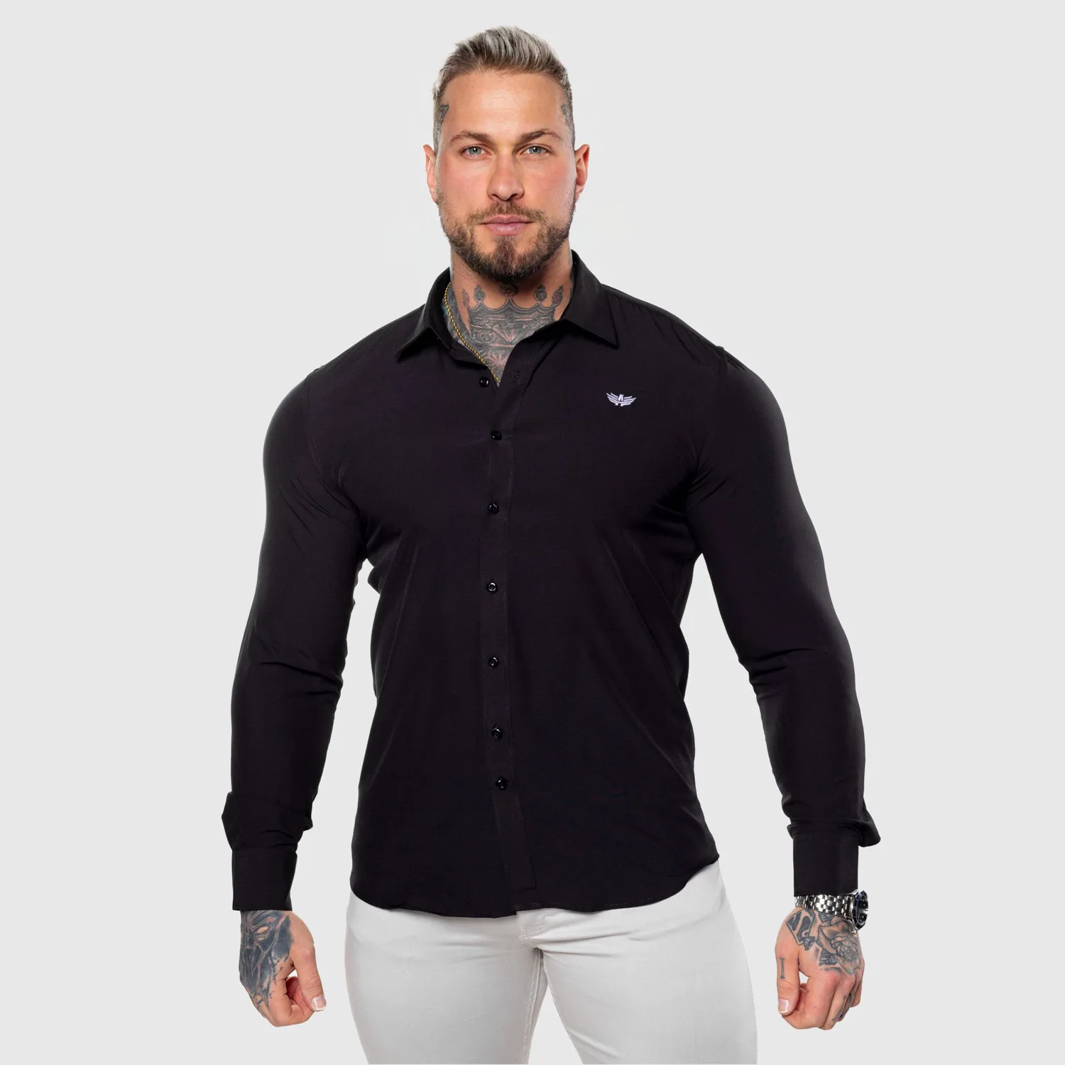Sztreccs ing Iron Aesthetics Slim Stretch, fekete-1