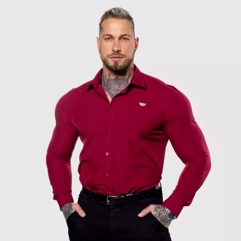 Sztreccs ing Iron Aesthetics Slim Stretch, bordó-6