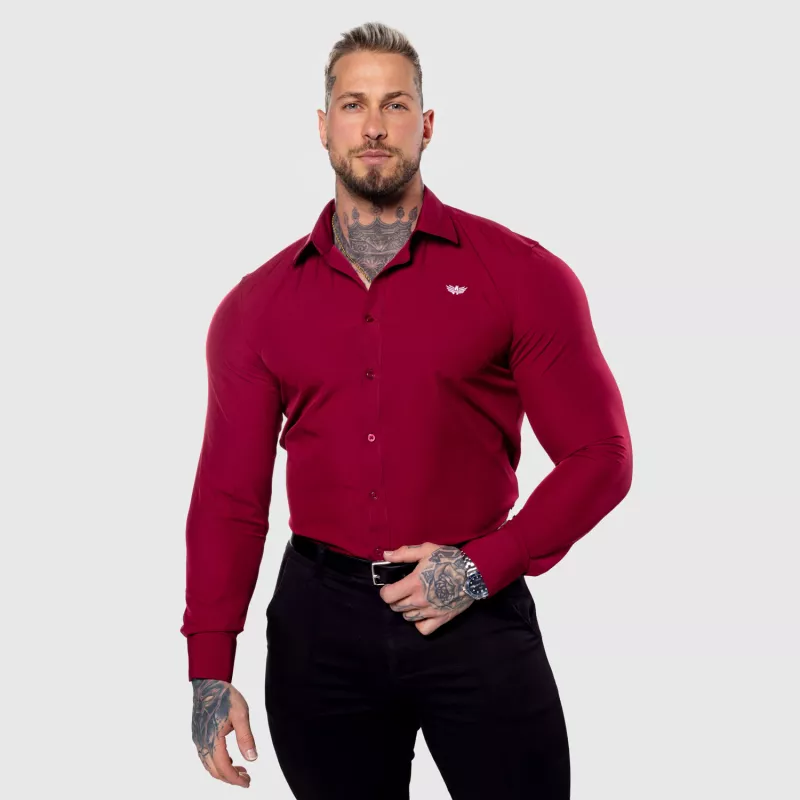 Sztreccs ing Iron Aesthetics Slim Stretch, bordó-3