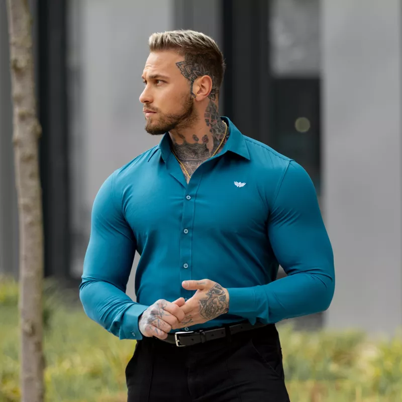 Sztreccs ing Iron Aesthetics Slim Stretch, smaragd-2