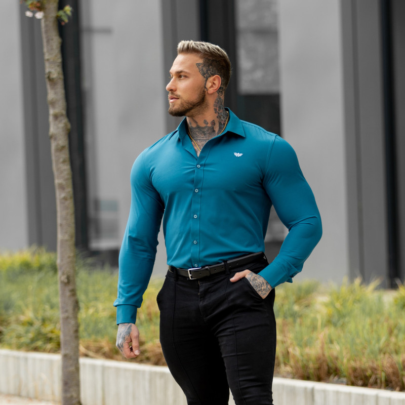 Sztreccs ing Iron Aesthetics Slim Stretch, smaragd · záber 8