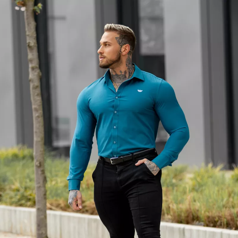 Sztreccs ing Iron Aesthetics Slim Stretch, smaragd-8