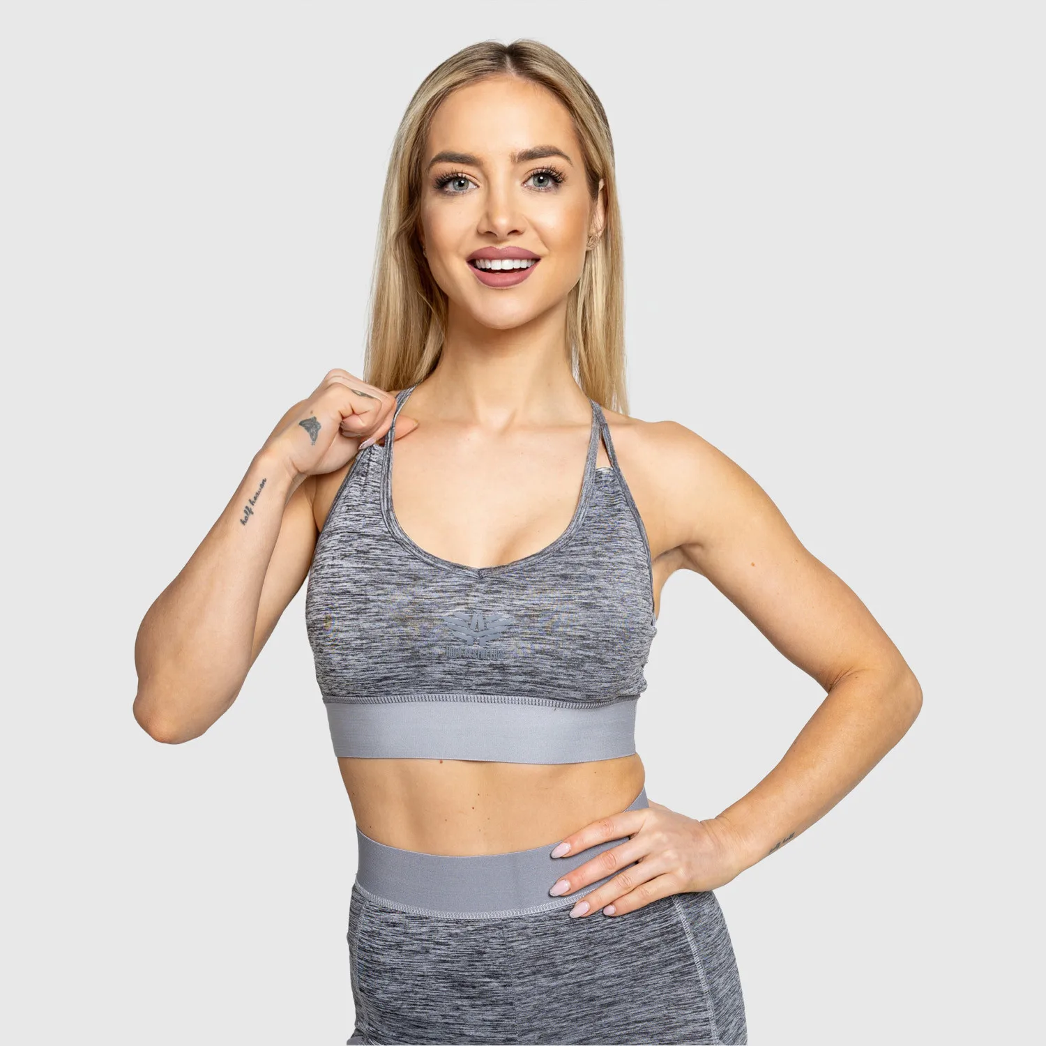 Sportmelltartó Iron Aesthetics Grande, szürke-1