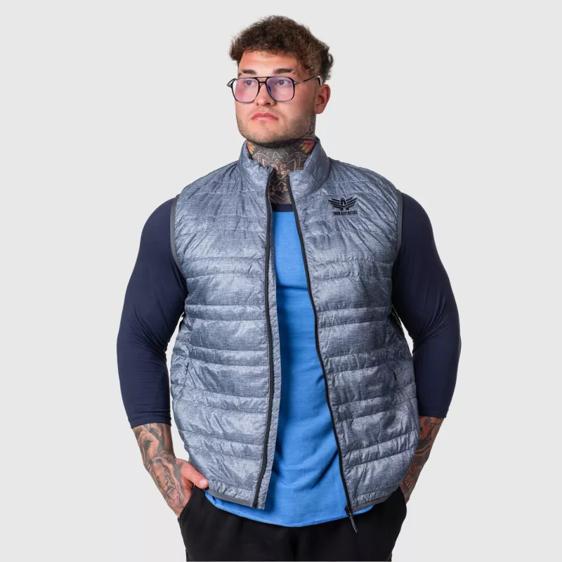 Férfi mellény Iron Aesthetics Bodywarmer, világosszürke-3