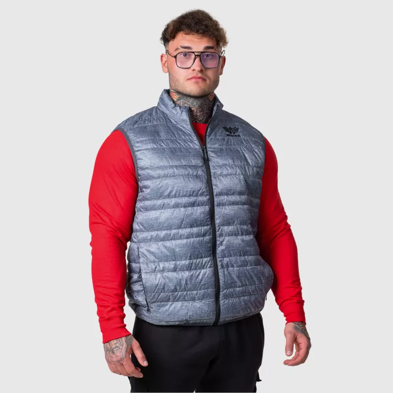 Férfi mellény Iron Aesthetics Bodywarmer, világosszürke-5