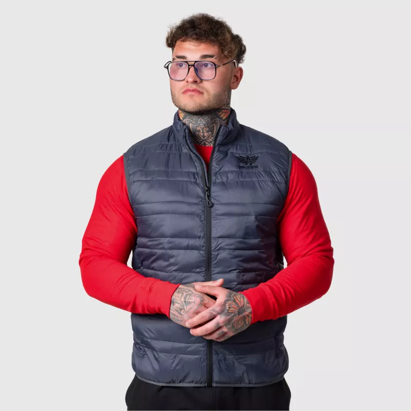 Férfi mellény Iron Aesthetics Bodywarmer, sötétszürke-3