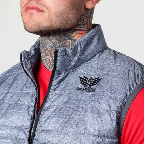 Férfi mellény Iron Aesthetics Bodywarmer, világosszürke