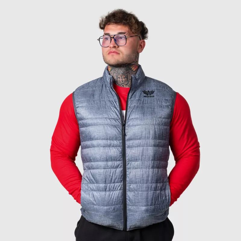 Férfi mellény Iron Aesthetics Bodywarmer, világosszürke-6