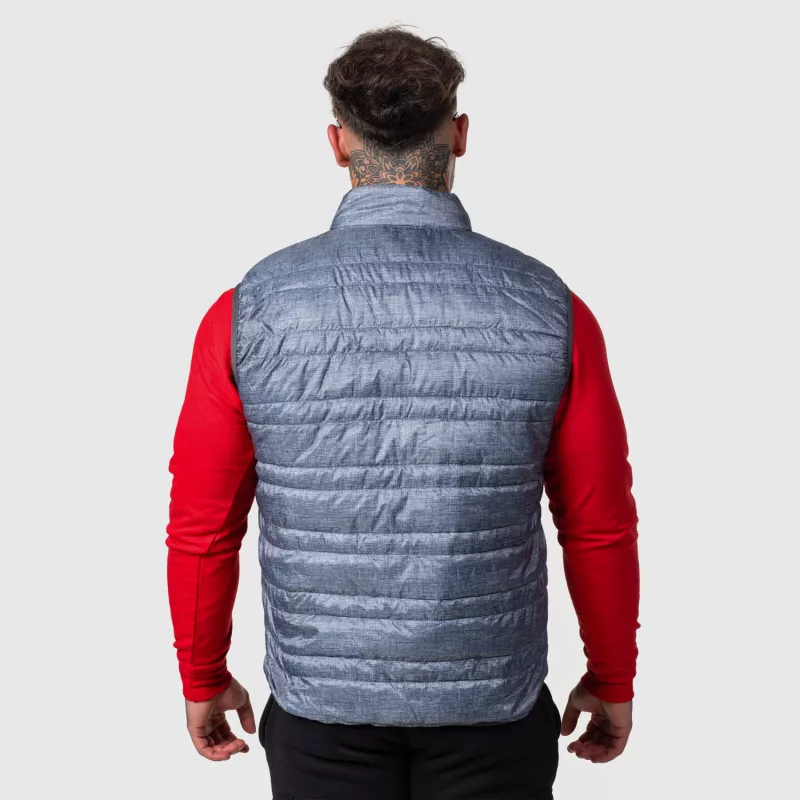Férfi mellény Iron Aesthetics Bodywarmer, világosszürke-7