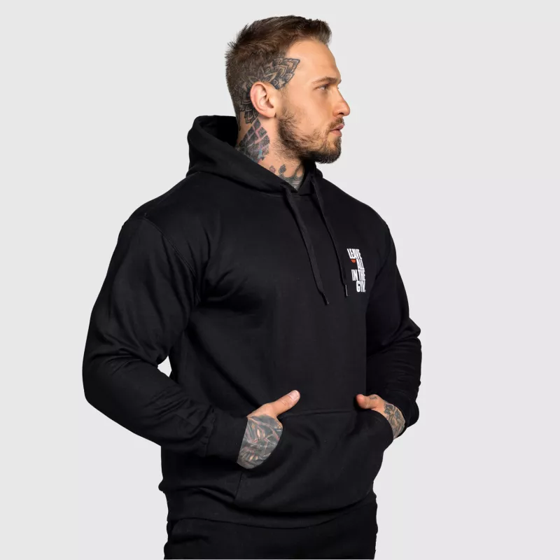 Férfi fitness pulóver Iron Aesthetics Motive, fekete-4