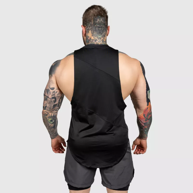 Edzőtrikó Iron Aesthetics Gym Tank, fekete-2