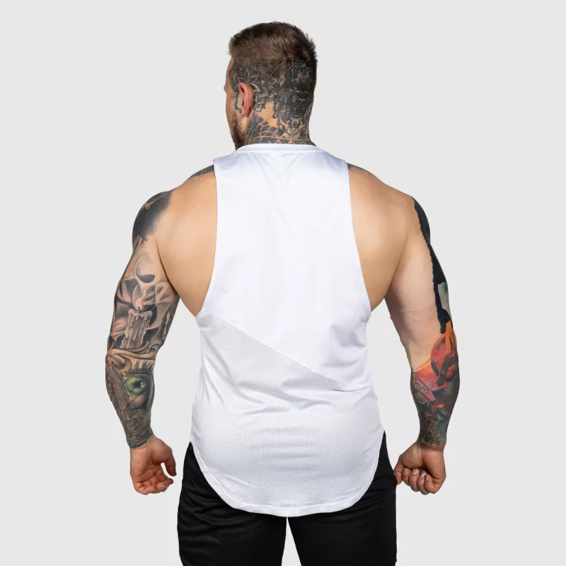 Edzőtrikó Iron Aesthetics Gym Tank, fehér-2