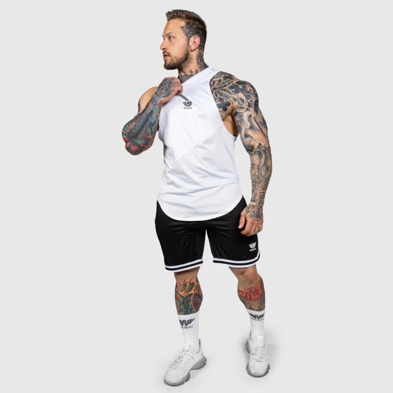 Edzőtrikó Iron Aesthetics Gym Tank, fehér · záber 7