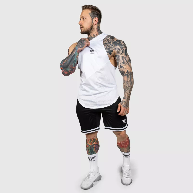 Edzőtrikó Iron Aesthetics Gym Tank, fehér-7