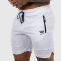 Sportos short Iron Aesthetics Lightning, fehér