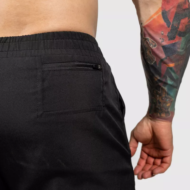 Funkcionális short Iron Aesthetics SweatPro 2in1, fekete-9