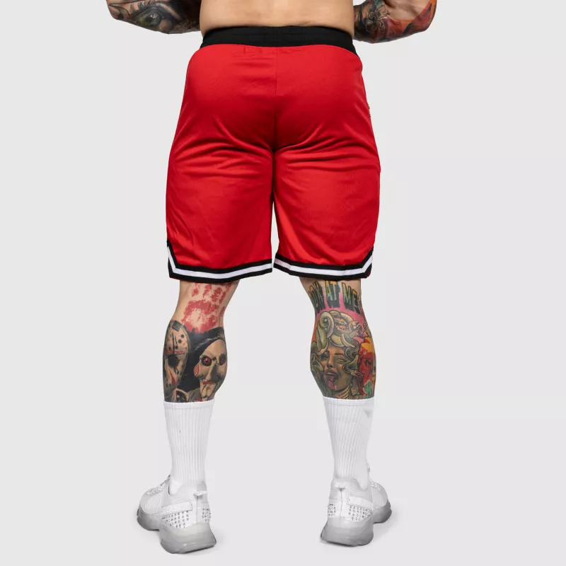 Edzőshort Iron Aesthetics Unleash, piros-4