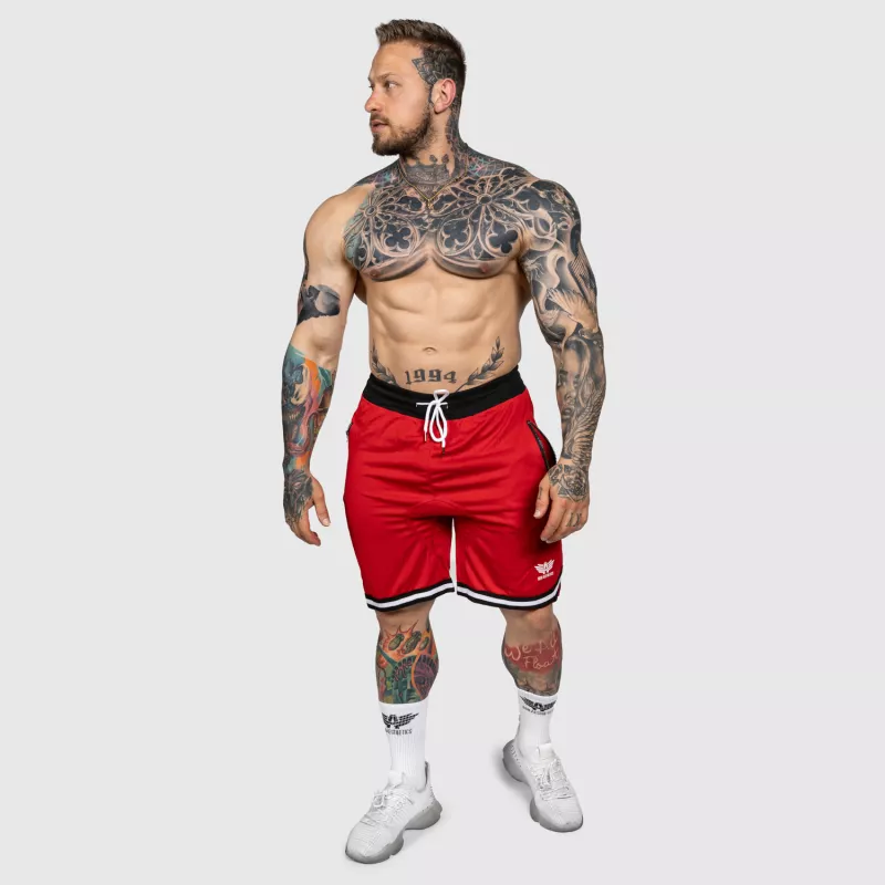 Edzőshort Iron Aesthetics Unleash, piros-7