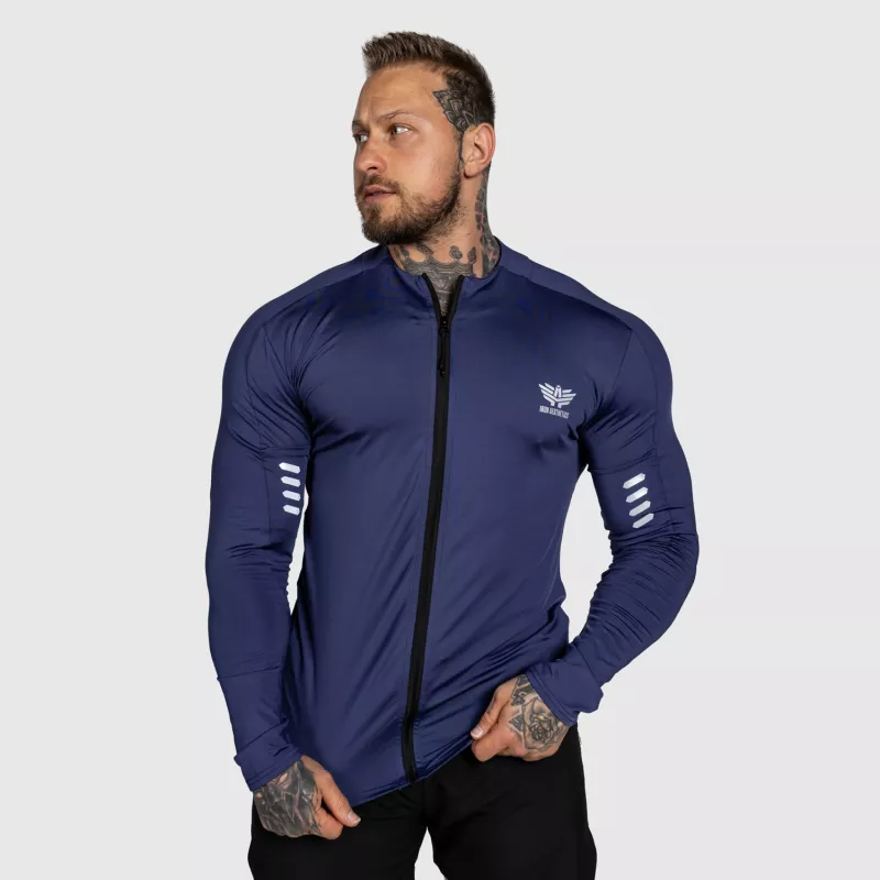 Cipzáros sportfelső Iron Aesthetics Unstoppable, kék-1