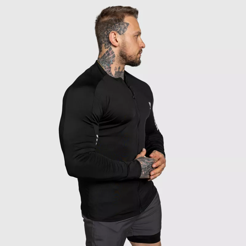 Cipzáros sportfelső Iron Aesthetics Unstoppable, fekete-7