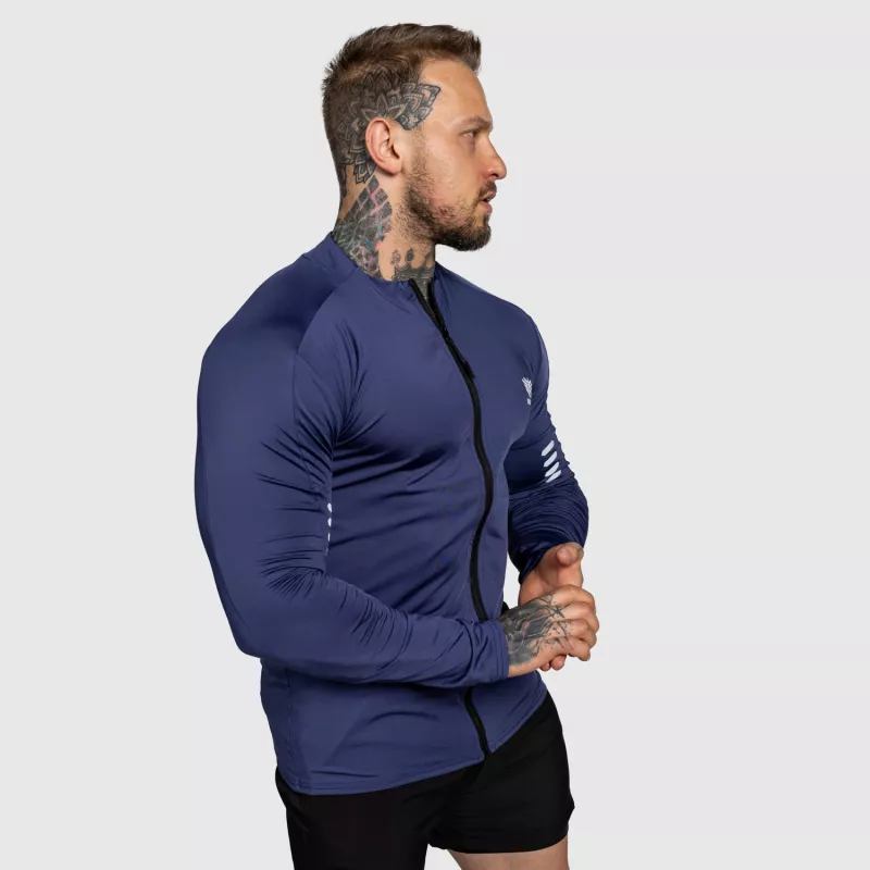 Cipzáros sportfelső Iron Aesthetics Unstoppable, kék-4