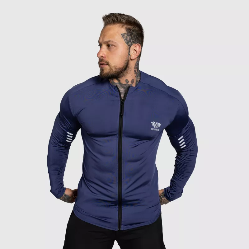 Cipzáros sportfelső Iron Aesthetics Unstoppable, kék-5