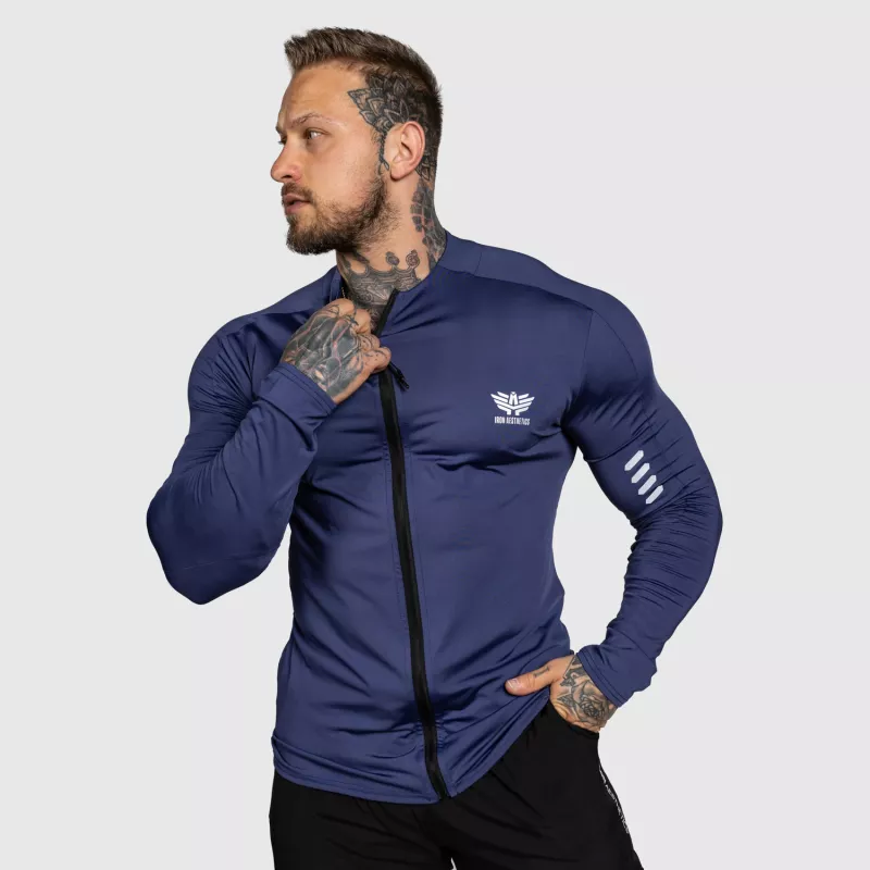Cipzáros sportfelső Iron Aesthetics Unstoppable, kék-7