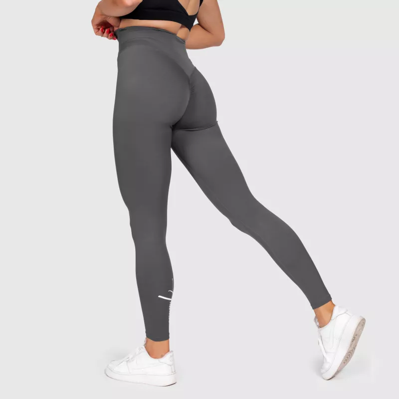 Magasderekú leggings Iron Aesthetics Adapt, szürke-3