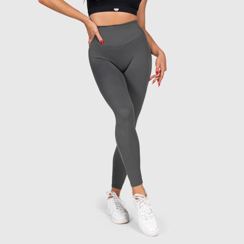Magasderekú leggings Iron Aesthetics Adapt, szürke · záber 6
