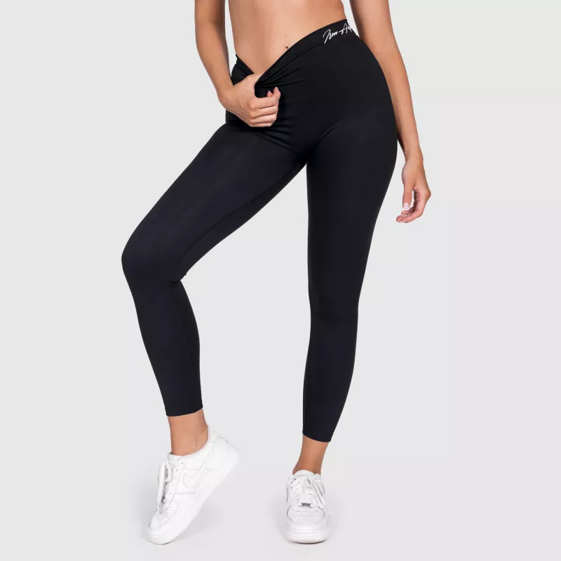 Női leggings Iron Aesthetics Scrunch, fekete-3