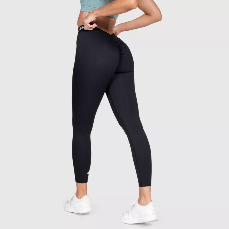 Női leggings Iron Aesthetics Scrunch, fekete-4