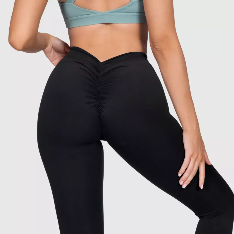 Női leggings Iron Aesthetics Scrunch, fekete-6