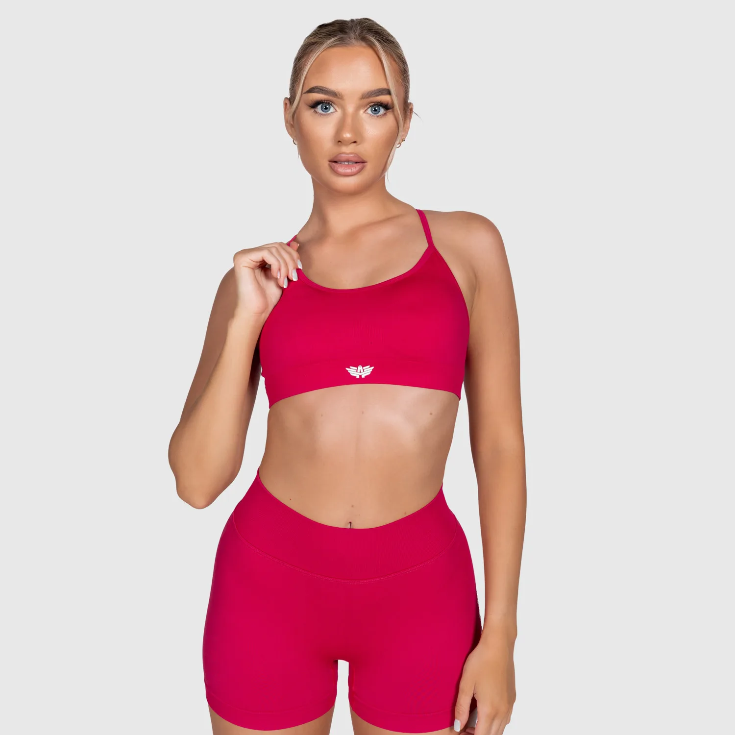 Sportmelltartó Iron Aesthetics Shape, piros-1