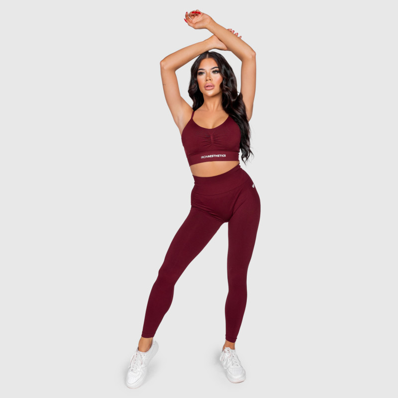 Sportmelltartó Iron Aesthetics Inspire, bordó · záber 9