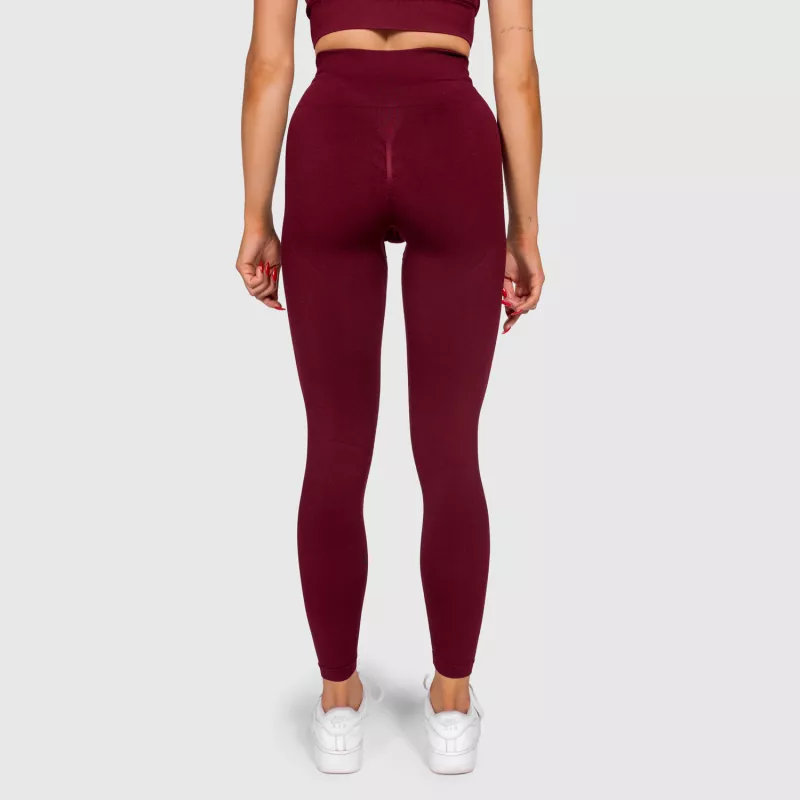 Sportleggings Iron Aesthetics Inspire, bordó-3