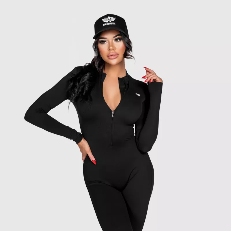 Női overál Iron Aesthetics Boom, fekete-2