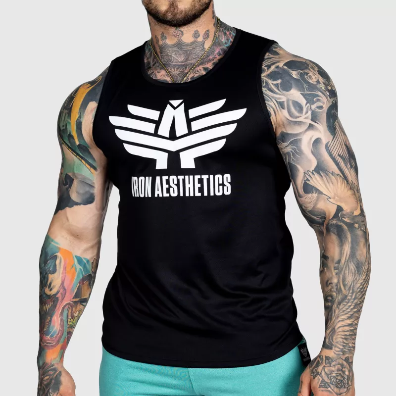 Sportos atléta Iron Aesthetics Get Fit, fekete-6