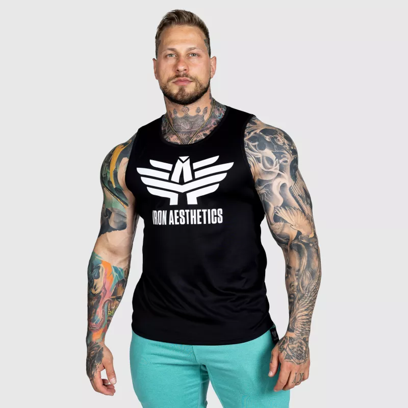 Sportos atléta Iron Aesthetics Get Fit, fekete-1