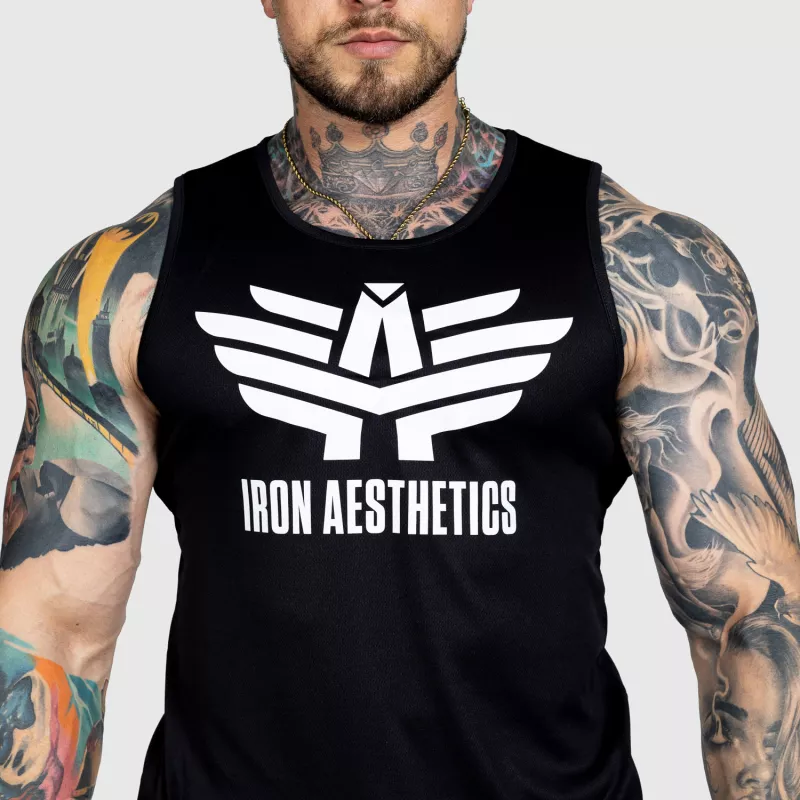 Sportos atléta Iron Aesthetics Get Fit, fekete-4